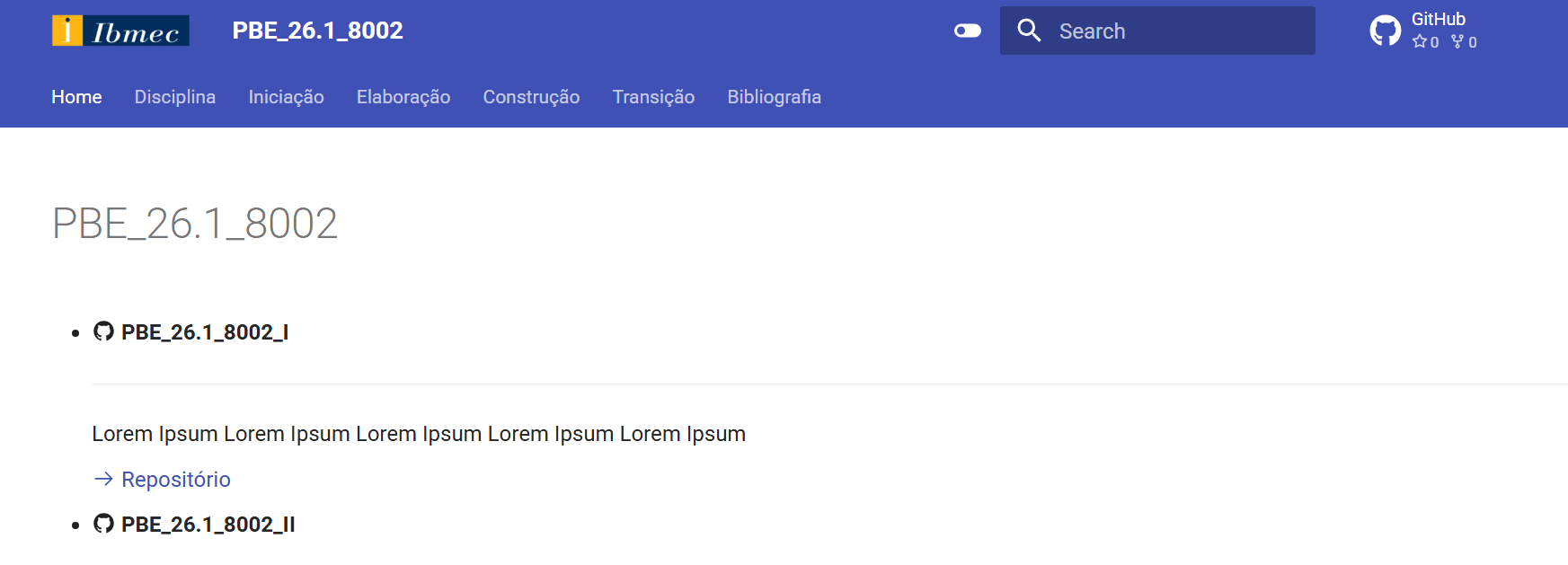 Site gerado pelo MkDocs