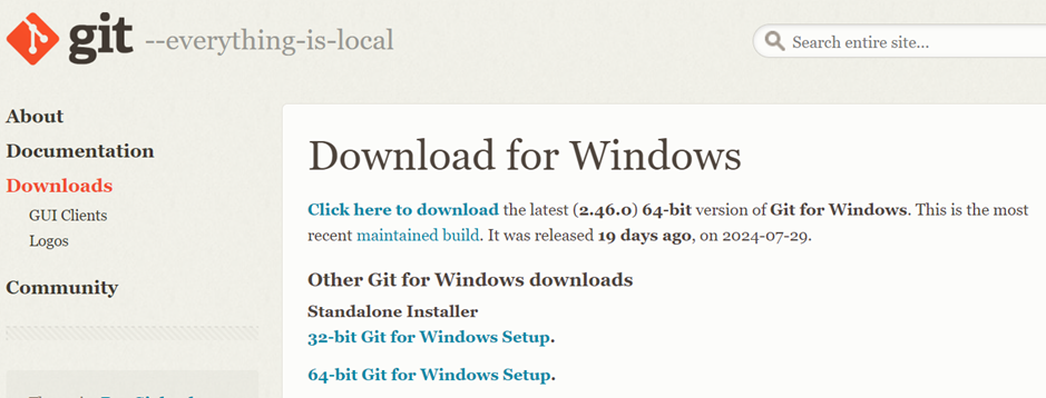 Download do Git